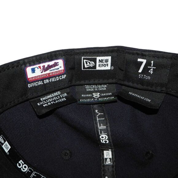 New Era 59FIFTY Atlanta Braves Major League Baseball Fitted Hat 7 1/4 - Picture 6 of 6